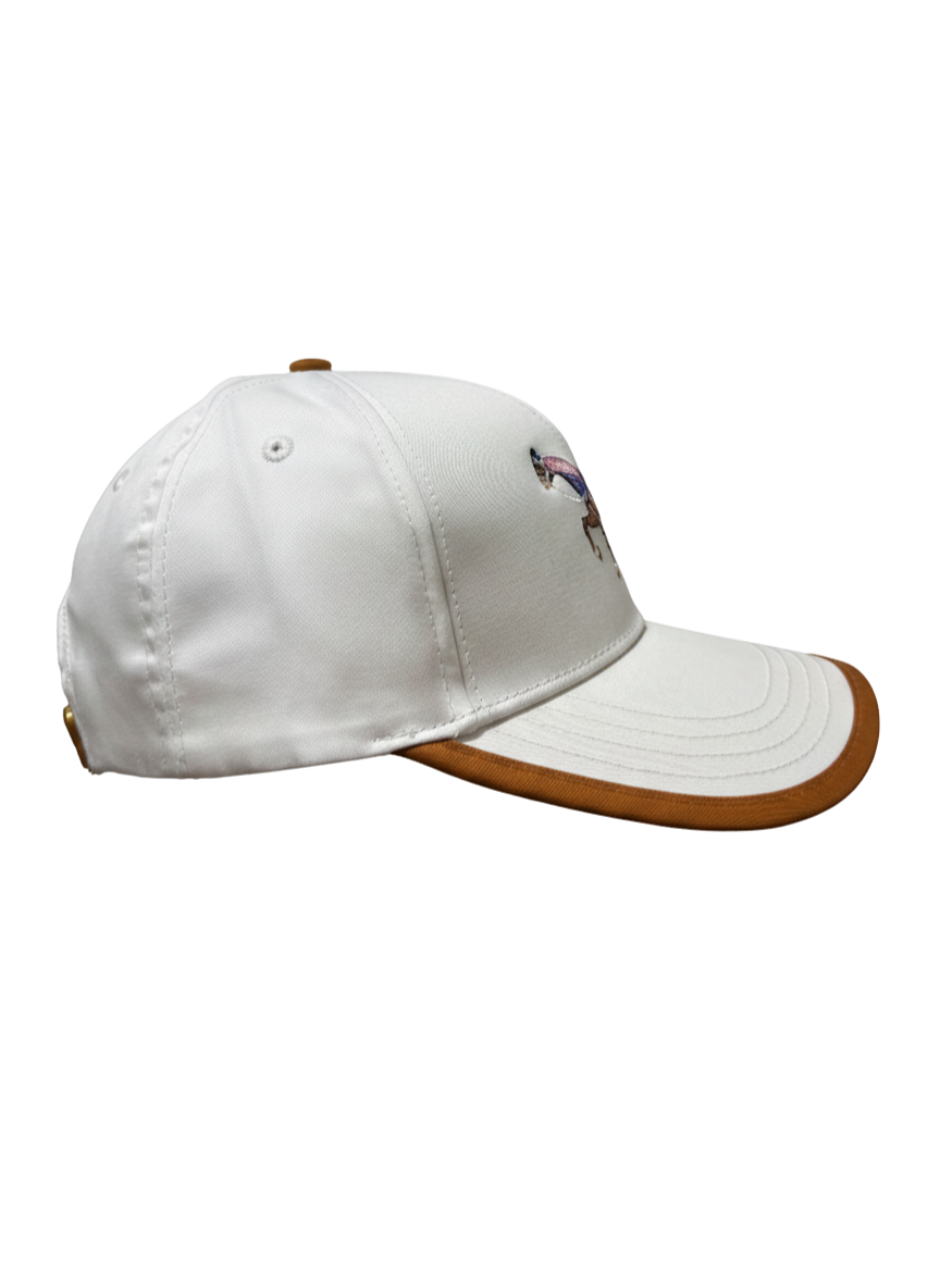 Gorra Hermès white horse Equestrian